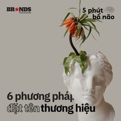 5 phút bổ não #1: 6 phương pháp đặt tên thương hiệu