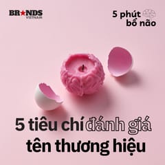 5 phút bổ não #2: 5 tiêu chí đánh giá tên thương hiệu