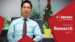 Passport to Marketing: Passport to Research 1