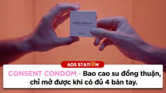 Tulipán: Consent Condom - Bao cao su đồng thuận, chỉ mở được khi có đủ 4 bàn tay