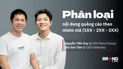 Phân loại nội dung quảng cáo theo nhóm mã (1XX - 2XX - 3XX)