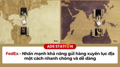 FedEx: Nhấn mạnh khả năng gửi hàng xuyên lục địa nhanh chóng và dễ dàng