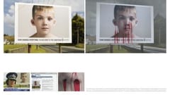 Bleeding billboard: Lời cảnh báo táo bạo về tốc độ lái xe