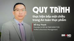 Quy trình thực hiện bếp một chiều trong An toàn thực phẩm