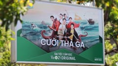 Quảng cáo ngoài trời của VieON quảng bá các nội dung Việt tự sản xuất