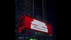 Billboard 3D của Budweiser tại phố đi bộ Nguyễn Huệ