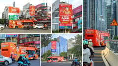 ShopeeFood phủ cam thành phố với loạt quảng cáo ngoài trời