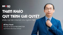 Tham khảo quy trình giải quyết khiếu nại trên Internet cho ngành F&B