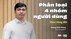 Phân loại 4 nhóm người dùng theo vòng đời