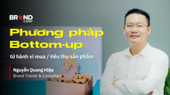 Phương pháp Bottom-up từ hành vi mua/ tiêu thụ sản phẩm