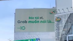 Grab tri ân bác tài bằng quảng cáo thời gian thực