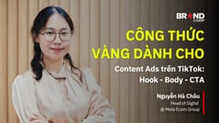 Công thức vàng dành cho Content Ads trên TikTok: Hook - Body - CTA