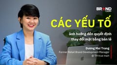 Các yếu tố ảnh hưởng đến quyết định thay đổi mặt bằng bán lẻ