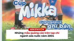 Những mẫu quảng cáo trên tạp chí ngành sữa nước năm 2004