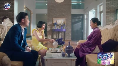 TVC VIM: Xả sạch vai - Gồng vai dâu ngoan