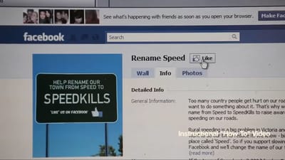 Chiến dịch “Rename Speed” của Ủy ban Tai nạn Giao thông (TAC)