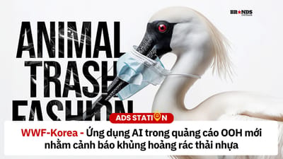 WWF-Korea ứng dụng AI trong quảng cáo OOH mới nhằm cảnh báo khủng hoảng rác thải nhựa