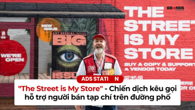The street is my store - Chiến dịch kêu gọi hỗ trợ người bán tạp chí trên đường phố