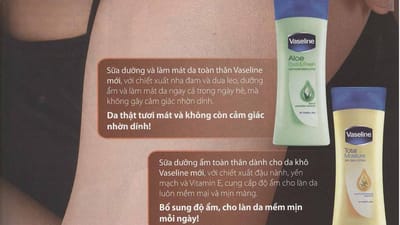 Vaseline (2009) - Da tươi mát không nhờn dính